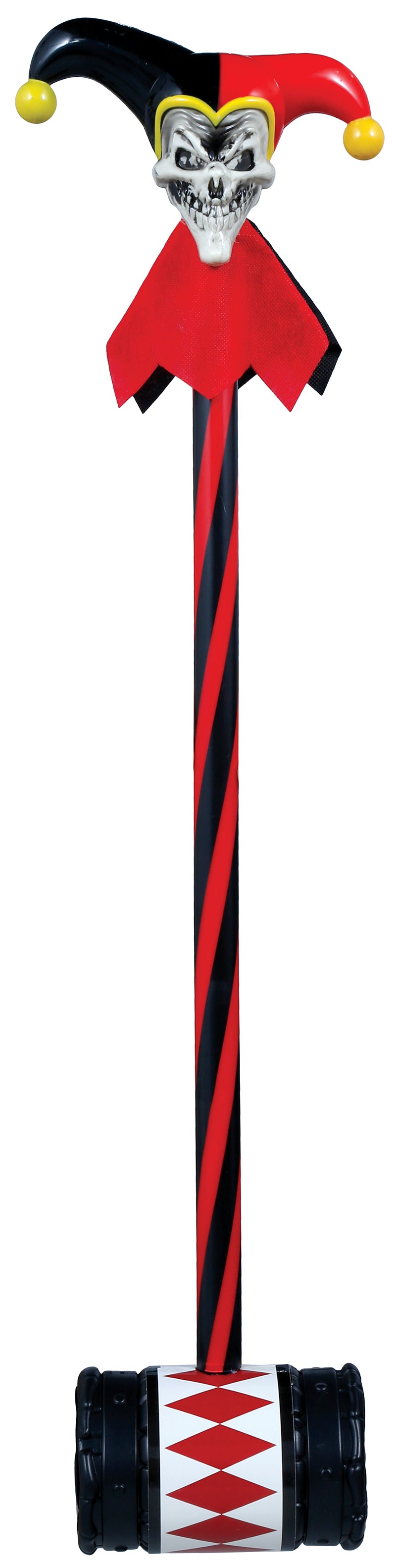 GP24674 – Mr Smile Gruselclown Hammer Jester – Farbe: Rot, Ansicht 2