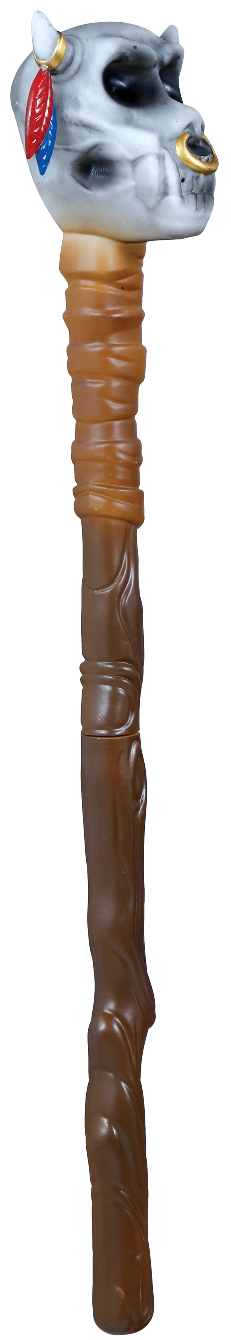 GP24675 – Voodoo Schädel Stab Mystischer – Farbe: Braun