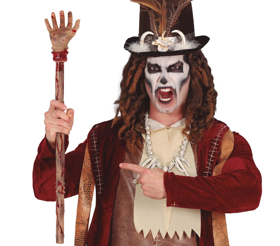 GP24677 – Voodoo Zombie Stab Halloween – Farbe: Braun, Ansicht 2