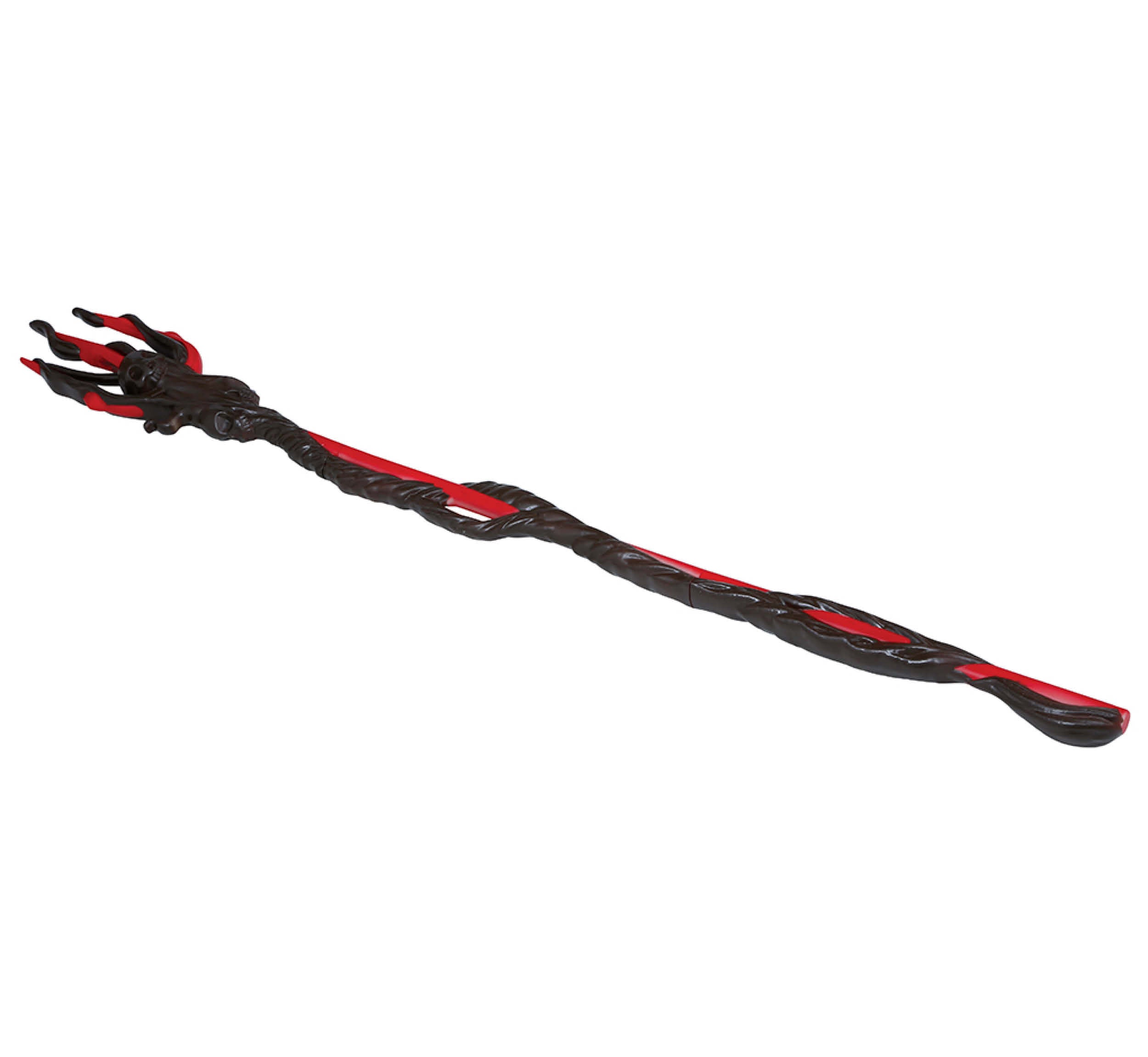 GP24678 – Dämonen Stab Komplettset Rot Schwarz – Farbe: Braun