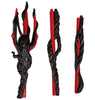 GP24678 – Dämonen Stab Komplettset Rot Schwarz – Farbe: Braun