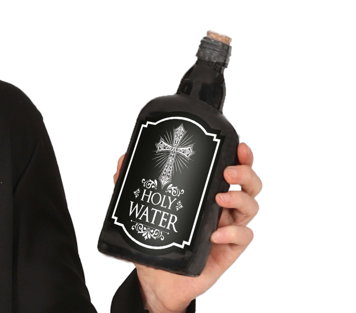 GP24683 – Halloween Weihwasser Flasche Kreuz – Farbe: Schwarz