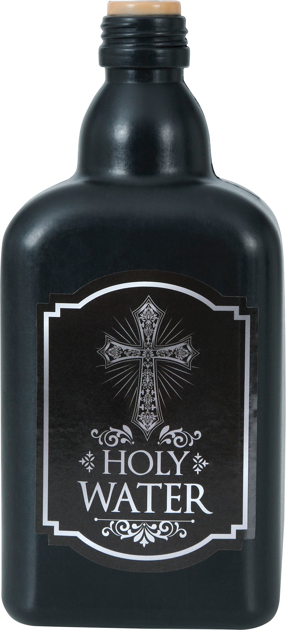 GP24683 – Halloween Weihwasser Flasche Kreuz – Farbe: Schwarz