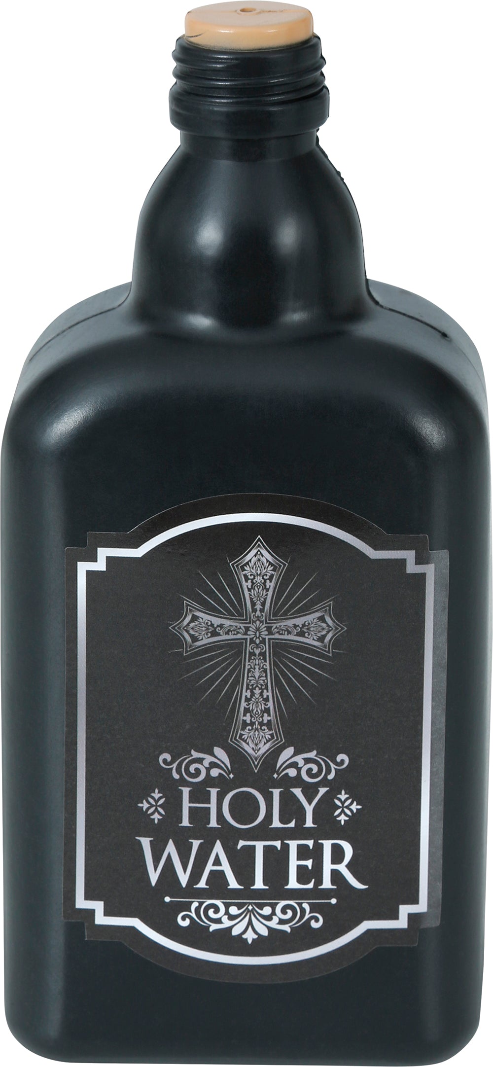 GP24683 – Halloween Weihwasser Flasche Kreuz – Farbe: Schwarz
