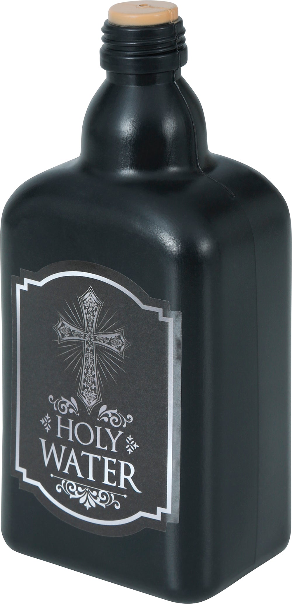 GP24683 – Halloween Weihwasser Flasche Kreuz – Farbe: Schwarz