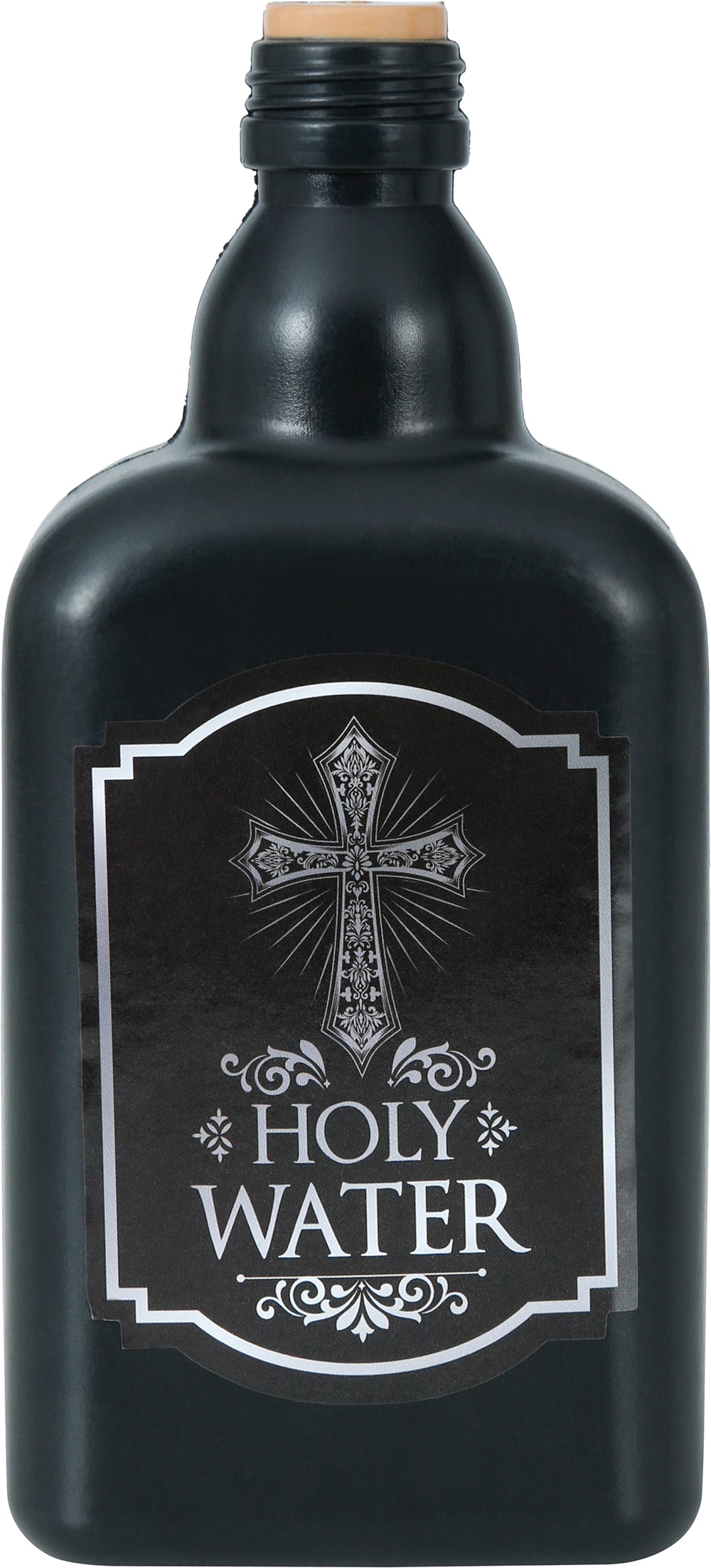 GP24683 – Halloween Weihwasser Flasche Kreuz – Farbe: Schwarz