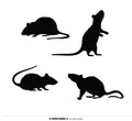 Ratten Dekoration für Erwachsene zum Kleben