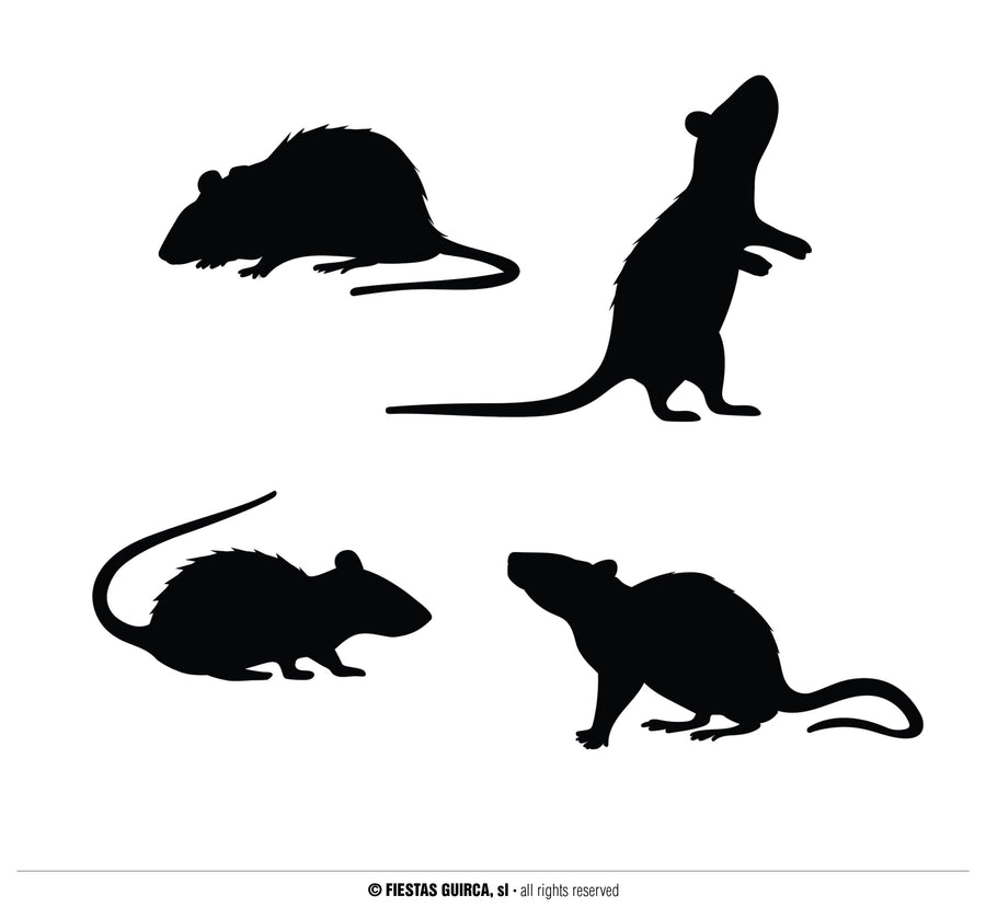 Ratten Dekoration für Erwachsene zum Kleben