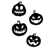 Halloween Kürbis Silhouetten Wandverzierung, Bild 1