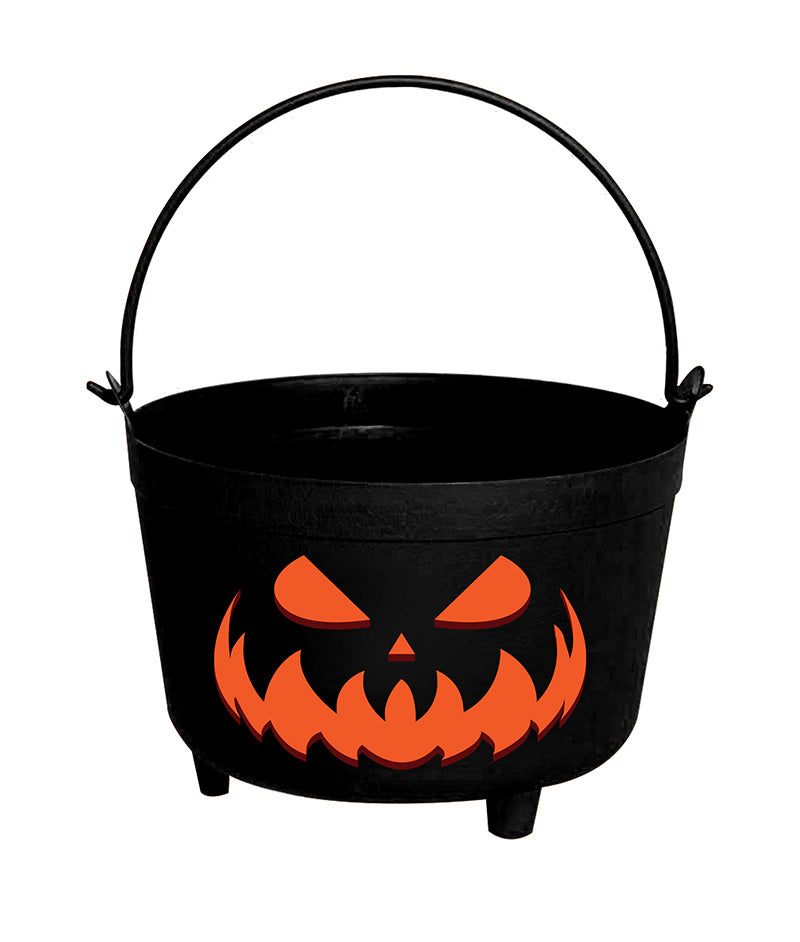 GP24697 – Hexe Gruseliger Kürbis Kessel Halloween – Farbe: Orange