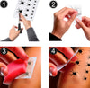 GP24709 – Halloween Spinnen Temporäre Tattoos – Farbe: Schwarz
