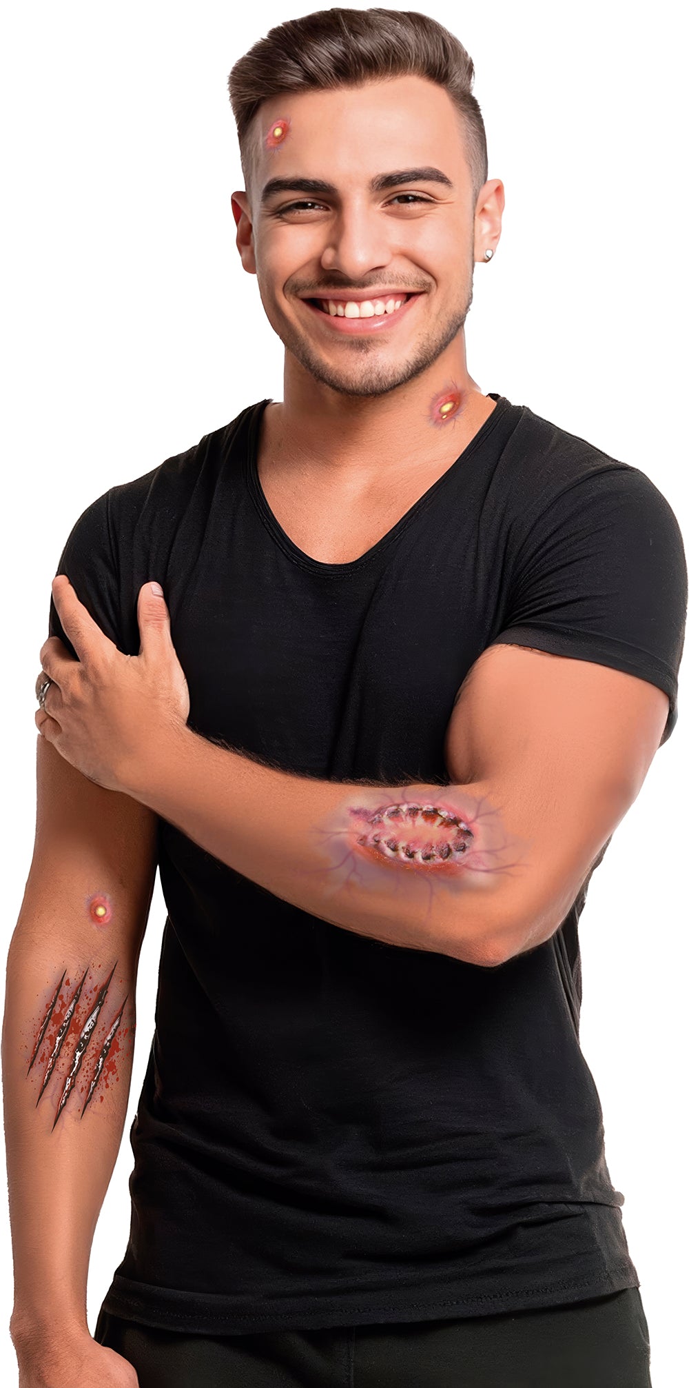GP24713 – Halloween Wunden Tattoo Gruselige Effekte – Farbe: Natural