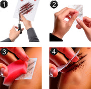 Bisswunden Tattoos für Erwachsene 14 x 30 cm, Bild 5