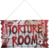 GP24744 – Halloween Zeichen Grusel Wanddeko Blutig – Farbe: Grau
