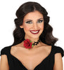 GP24771 – Prinzessin Rose Halskette Für Halloween – Farbe: Rot