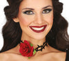 GP24771 – Prinzessin Rose Halskette Für Halloween – Farbe: Rot