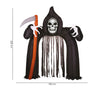GP24782 – Skelett Halloween Torbogen Mit Vorhang – Farbe: Schwarz