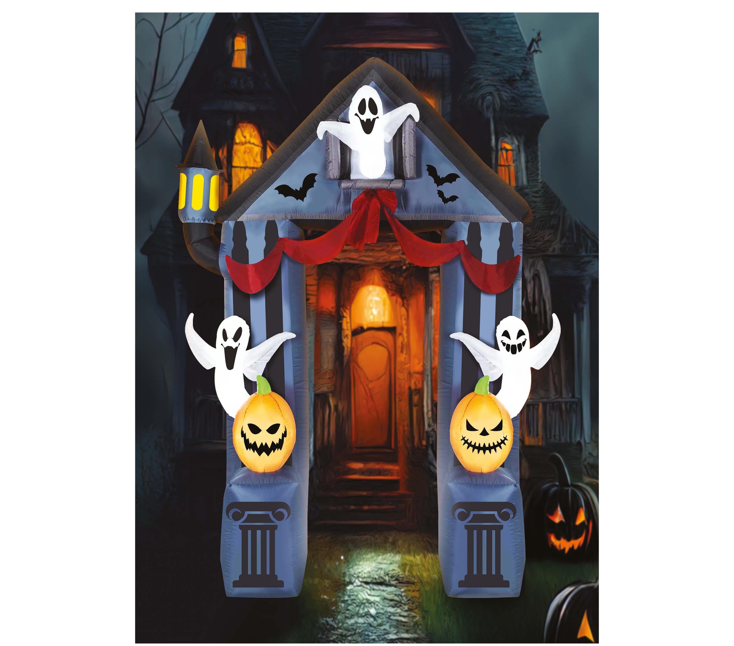 GP24784 – Gespensterbogen Halloween Dekoration – Farbe: Grau
