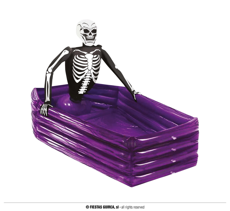Skelett Sarg Kühler aufblasbar 100 x 35 cm
