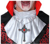 GP24804 – Vampir Kreuz Anhänger Kette Gothic – Farbe: Silber