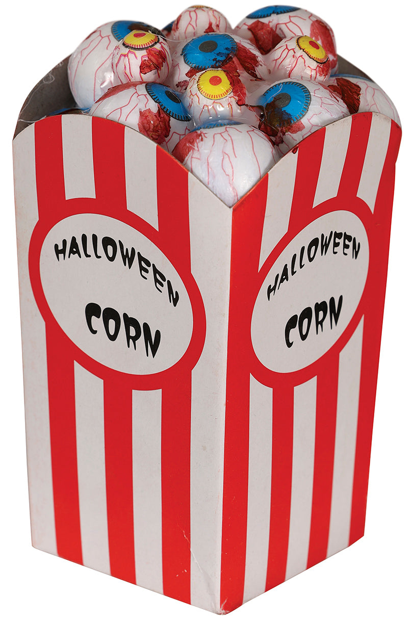 GP24807 – Halloween Popcornbox Augen Dekoration – Farbe: Weiß