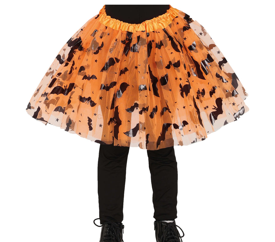 Halloween Tutu für Mädchen 30 cm Fledermäuse