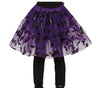 GP24812 – Hexe Halloween Tutu Rock Orange Lila – Farbe: Lila