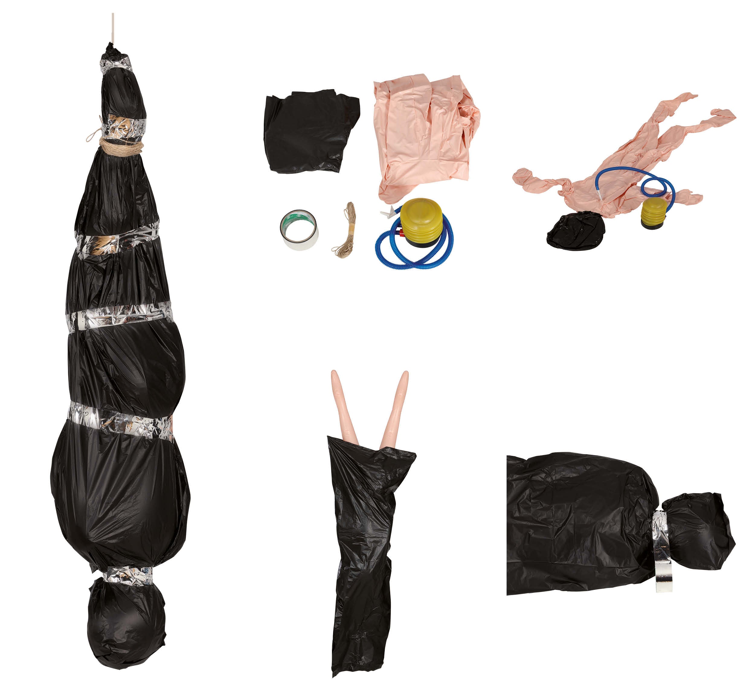 GP24817 – Halloween Dekoration Gruselfigur – Farbe: Schwarz