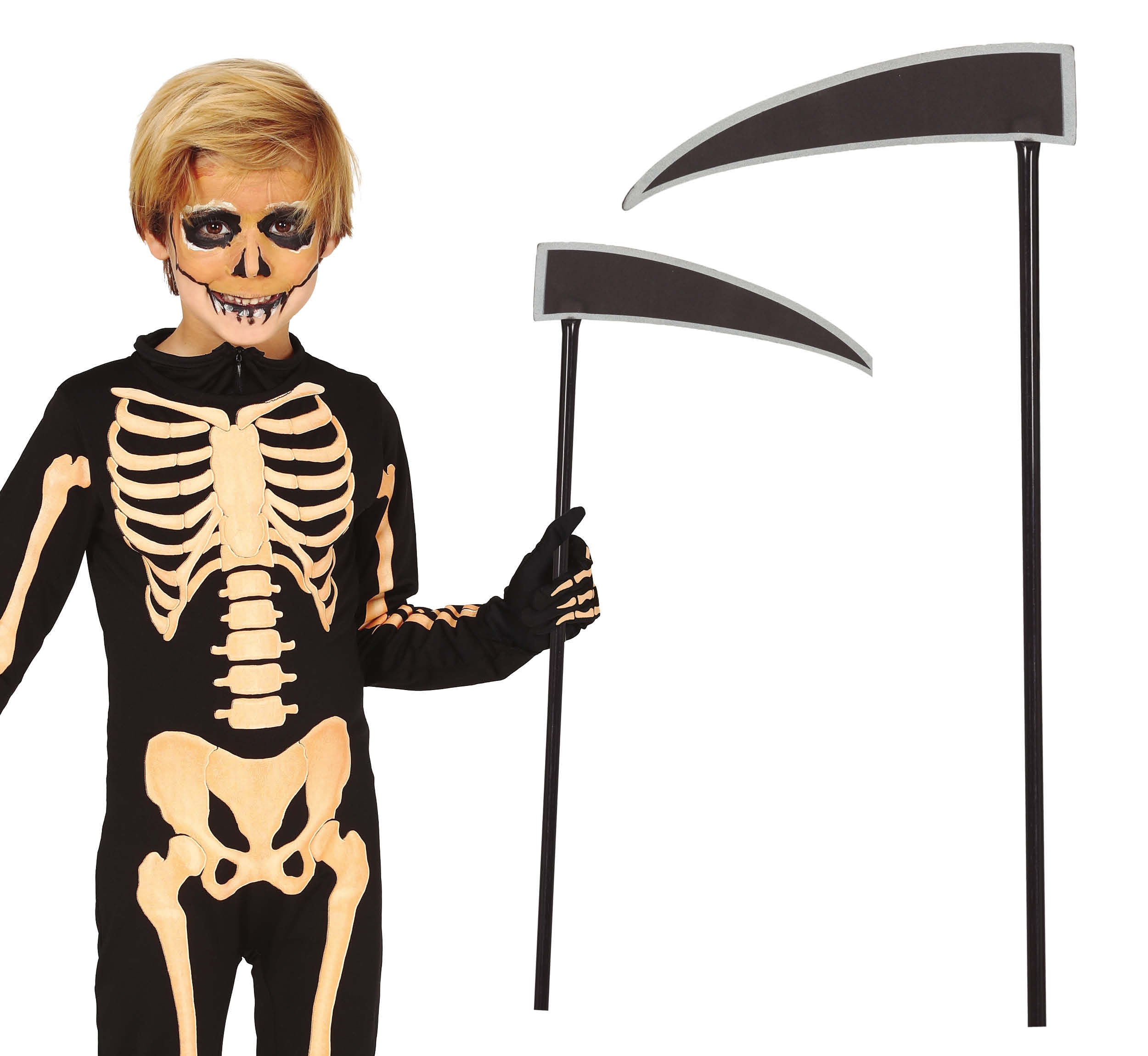 GP24823 – Halloween Sense Sensenmann Kostüm – Farbe: Schwarz