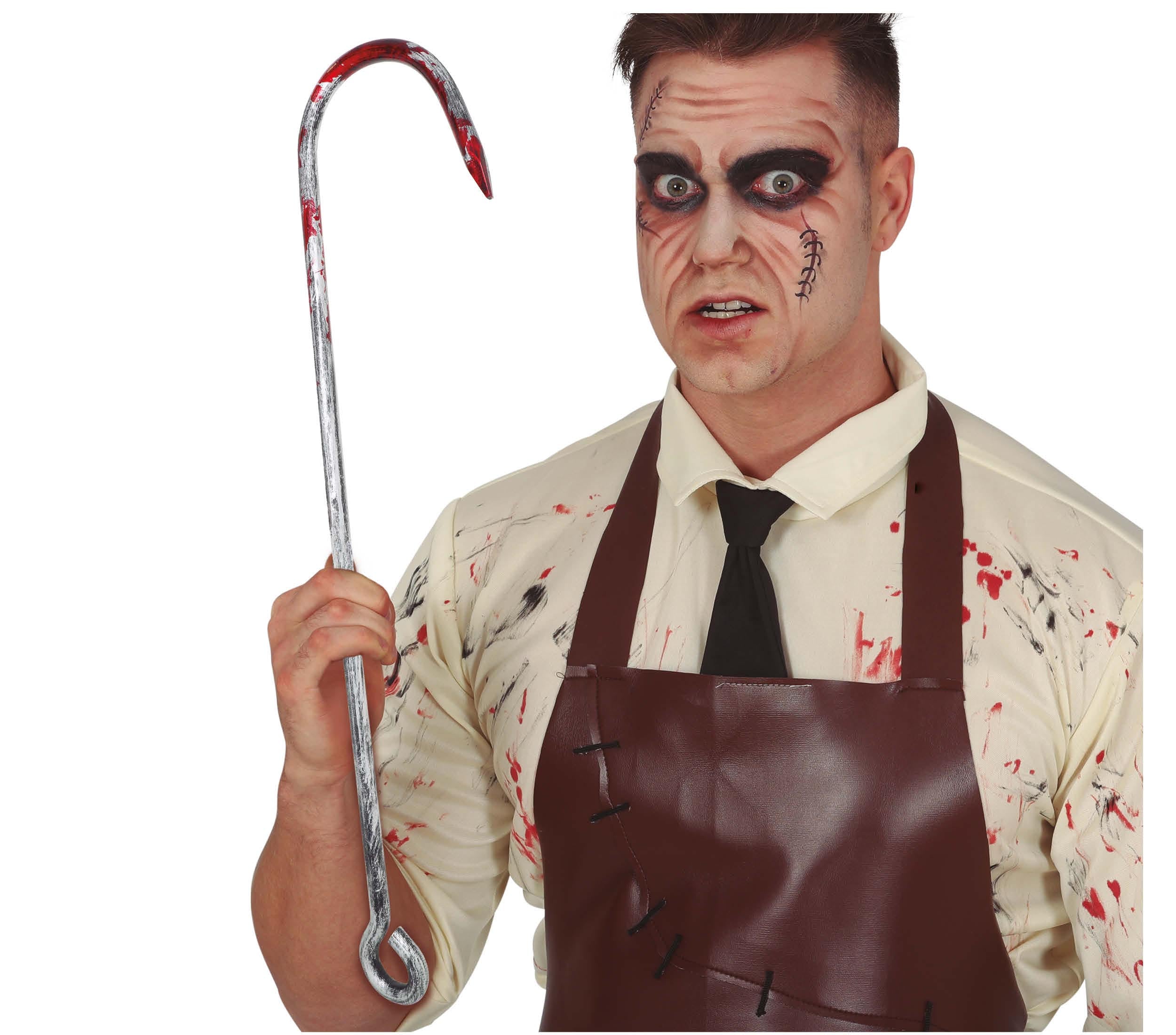 GP24829 – Halloween Haken Spuk Horror Requisite Blutiger – Farbe: Silber
