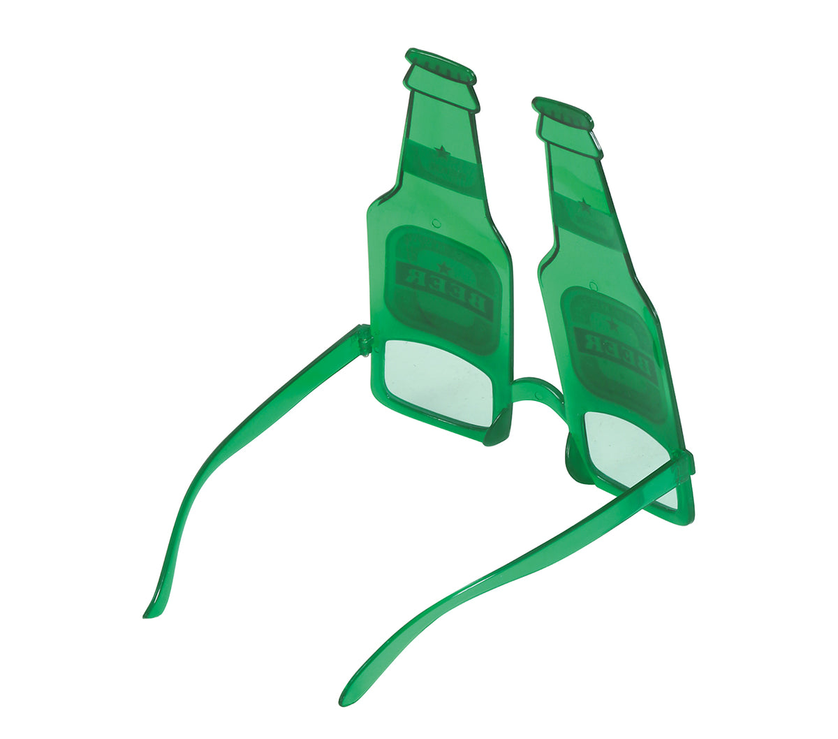 GP18857 – Bierflaschen Brille für Erwachsene grün – Farbe: Grün