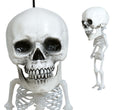 Skelett Hängefigur mit großem Kopf 15 cm