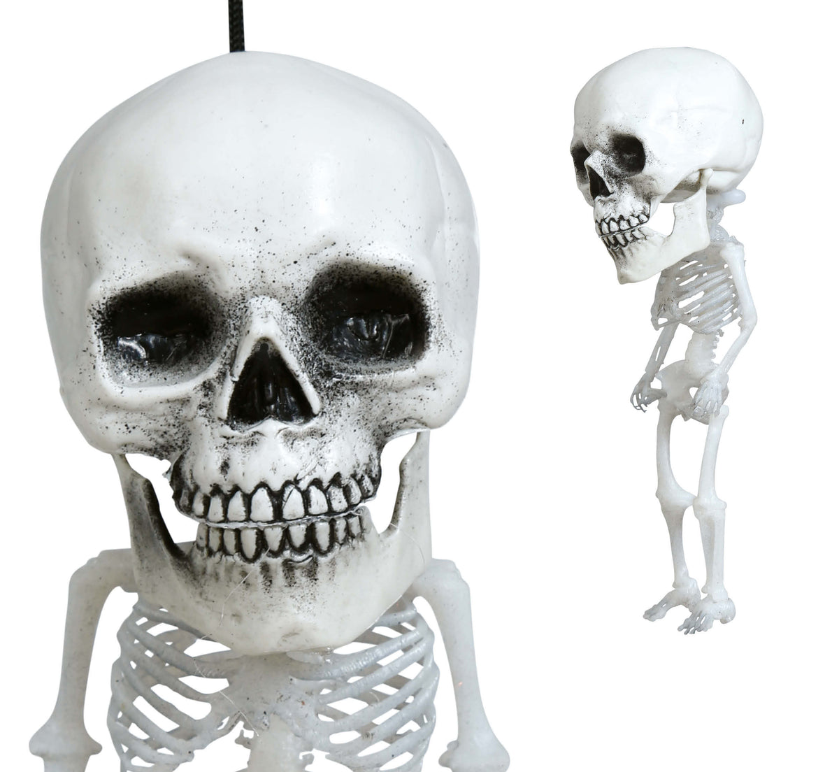 GP24875 – Halloween Skelett Hängefigur Schädel – Größe: Standard