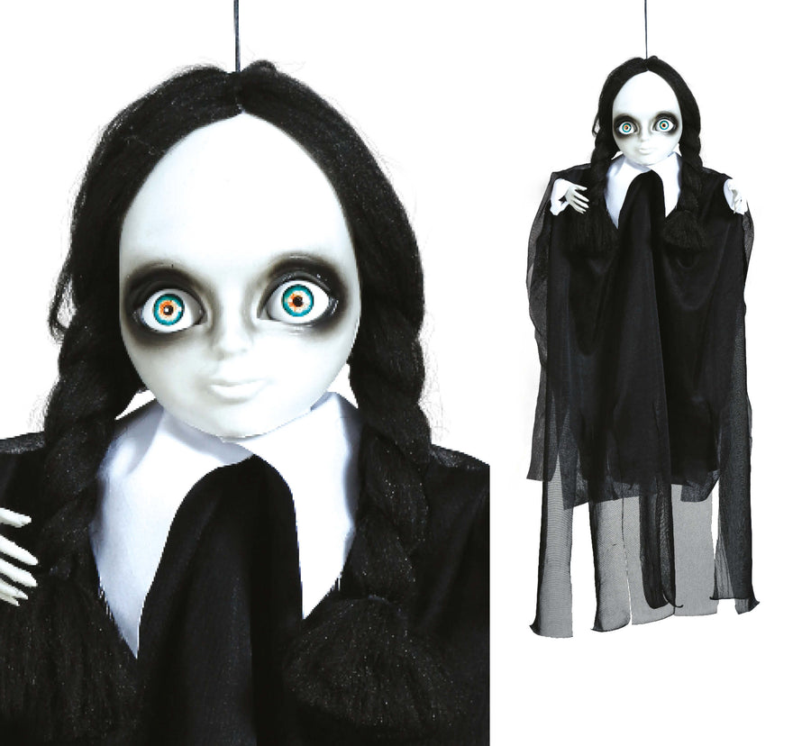 Halloween Hexenfigur Zöpfe Dekor