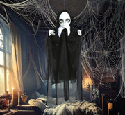 Halloween Hexenfigur Zöpfe Dekor, Bild 2