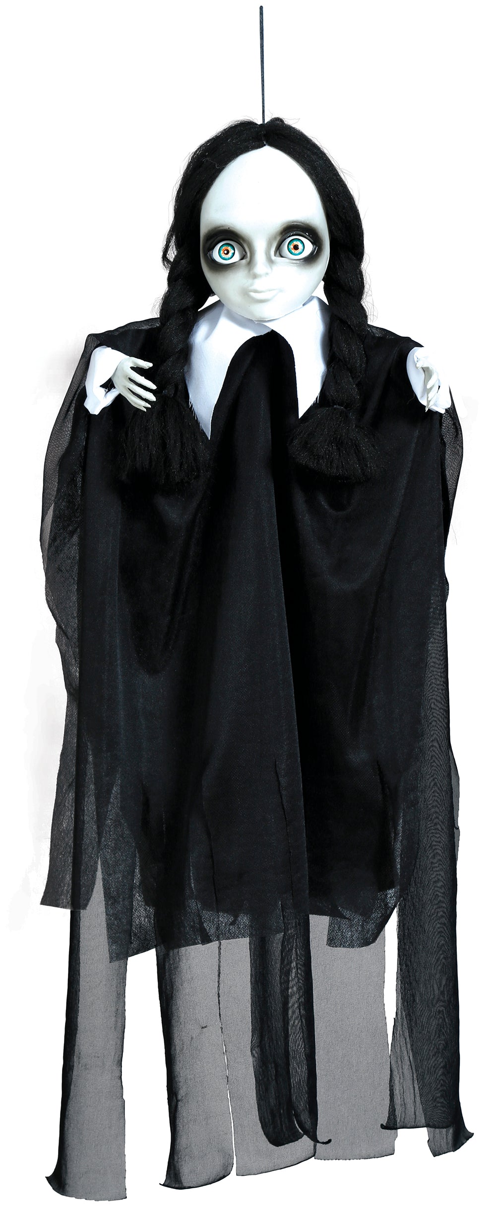 GP24878 – Halloween Hexenfigur Zöpfe Dekor – Größe: Standard