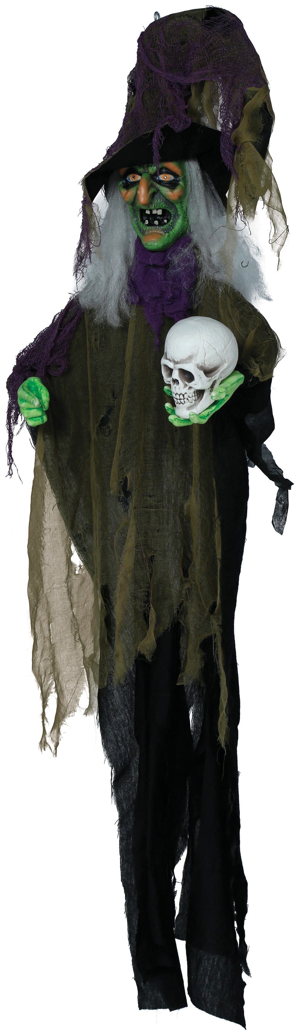 GP24900 – Hexe Schädel Halloween Hängehorror – Größe: Standard