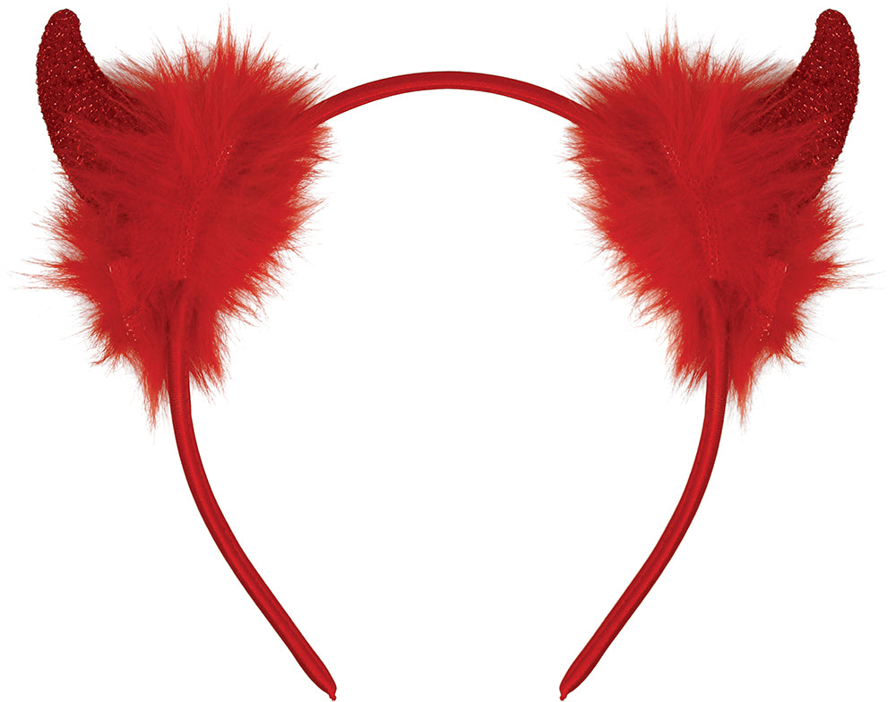 GP24919 – Dämonische Hörner Haarreif – Farbe: Rot