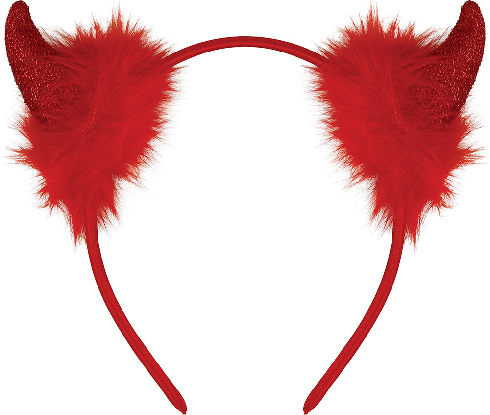 GP24919 – Dämonische Hörner Haarreif – Farbe: Rot
