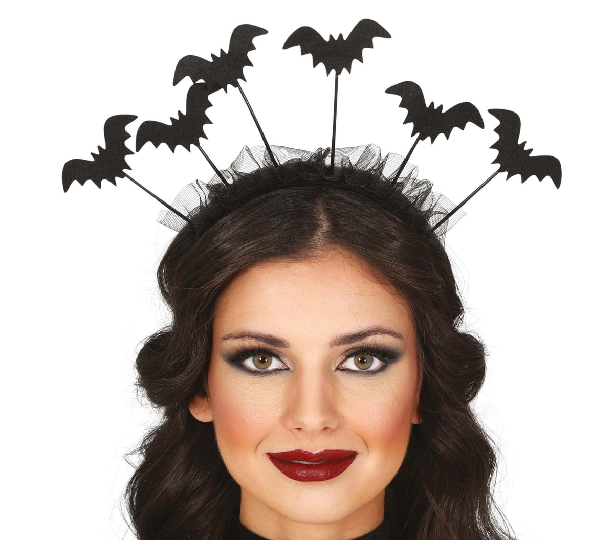 GP24920 – Fledermaus Stirnband Halloween Gothic – Farbe: Schwarz