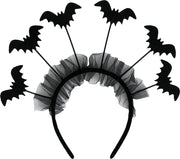 Fledermaus Haarreif für Damen schwarz, Bild 3