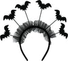 GP24920 – Fledermaus Stirnband Halloween Gothic – Farbe: Schwarz