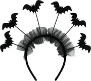 Fledermaus Haarreif für Damen schwarz, Bild 4
