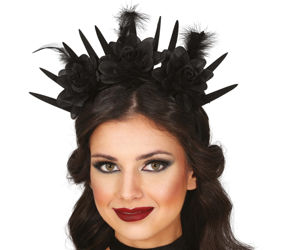 GP24923 – Prinzessin Königin Halloween Haarreif – Farbe: Schwarz