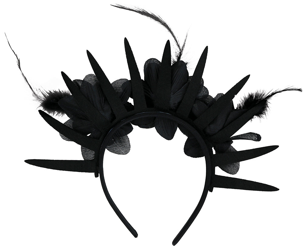 GP24923 – Prinzessin Königin Halloween Haarreif – Farbe: Schwarz