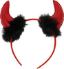 GP24925 – Dämonisches Halloween Stirnband Trident – Farbe: Rot