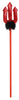 GP24925 – Dämonisches Halloween Stirnband Trident – Farbe: Rot