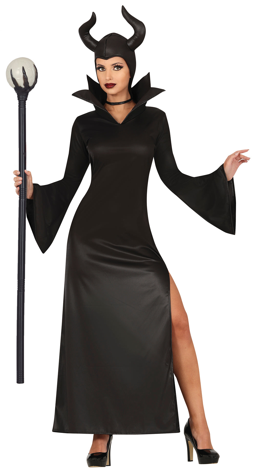 GP24926 – Hexenstab Kristallkugel Magier Halloween – Farbe: Schwarz