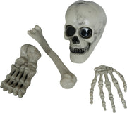 Skelett Knochen Set 4 teilig Halloween, Bild 3