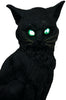 GP24933 – Tierische Halloween Katze Mit Gelben Augen – Größe: Standard